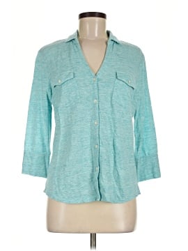 J. McLaughlin 3/4 Sleeve Button-Down Shirt (view 1)