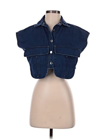 Unbranded Denim Vest (view 1)