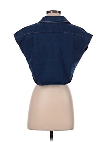 Unbranded Denim Vest (view 2)
