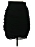 Express Solid Black Casual Skirt Size XS - photo 2