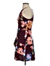 BCX Floral Burgundy Cocktail Dress Size 3 - photo 5