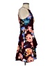 BCX Floral Burgundy Cocktail Dress Size 3 - photo 4