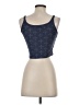 Subdued 100% Cotton Blue Sleeveless Top Size 4 - photo 2