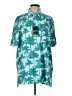 Chaps Teal Short Sleeve Polo Size L - photo 1