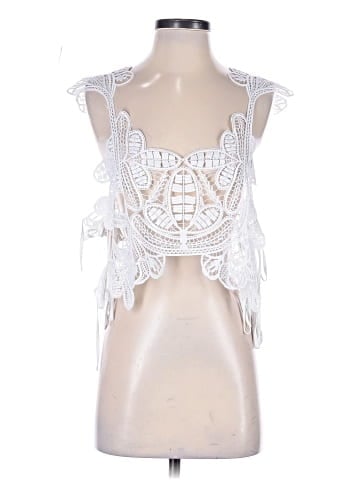 Self-Portrait Sleeveless Blouse (view 1)
