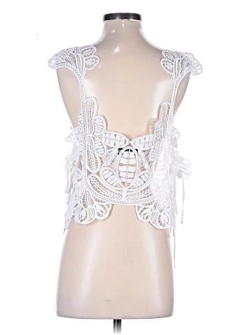 Self-Portrait Sleeveless Blouse (view 2)