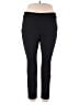 Ophelia Roe Solid Black Active Pants Size 2X - photo 1