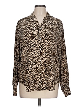 Linda Hutton Long Sleeve Silk Top