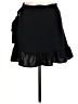 Pink Lily 100% Polyester Solid Black Casual Skirt Size M - photo 2