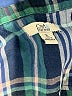 Croft & Barrow 100% Cotton Plaid Blue Long Sleeve Button-Down Shirt Size XL - photo 7
