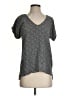 Escapada 100% Rayon Gray Short Sleeve Blouse Size XS - photo 1