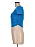 Zara Blue Short Sleeve Top Size L - photo 5