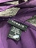 Torrid 100% Polyester Purple Short Sleeve Blouse Size 1X Plus (1) - photo 7