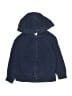 H&M 100% Polyester Blue Zip Up Hoodie Size 3 - photo 1