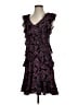 MICHAEL Michael Kors Paisley Purple Cocktail Dress Size S - photo 1