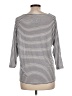 Seaton 100% Polyester Stripes Gray 3/4 Sleeve T-Shirt Size L - photo 2