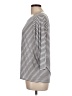 Seaton 100% Polyester Stripes Gray 3/4 Sleeve T-Shirt Size L - photo 5