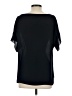 Banana Republic 100% Polyester Blue Black Short Sleeve Blouse Size S - photo 2