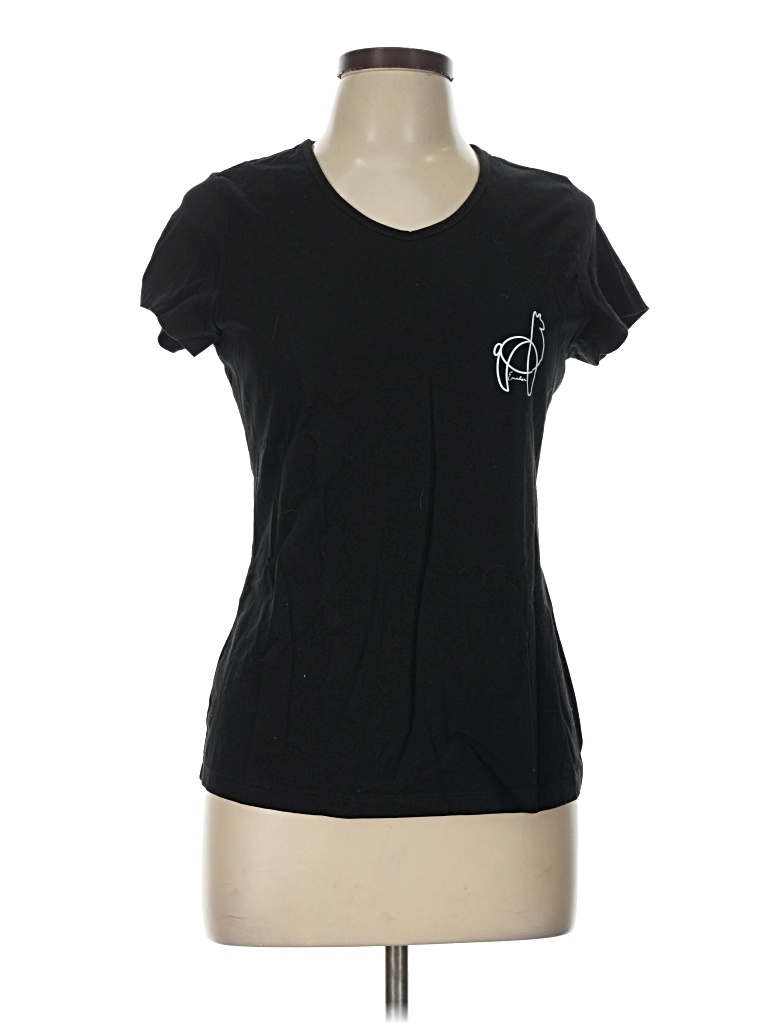 Pre-owned Assorted Brands Short Sleeve T-shirt In Black