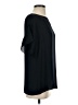 Banana Republic 100% Polyester Blue Black Short Sleeve Blouse Size S - photo 4