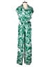 Sincerely Jules 100% Rayon Green Jumpsuit Size S - photo 1