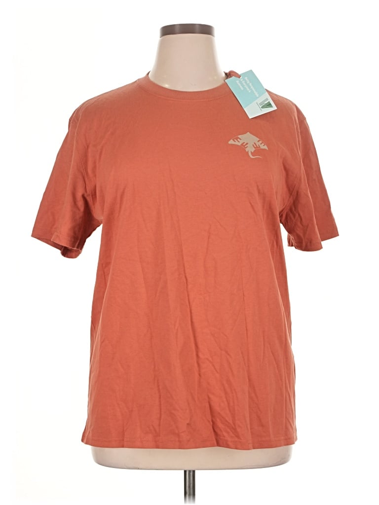 Pre-owned Assorted Brands Short Sleeve T-shirt In Orange