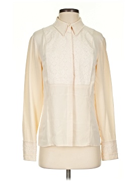 Ann Taylor Long Sleeve Silk Top (view 1)