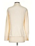 Ann Taylor 100% Silk Color Block Ivory Long Sleeve Silk Top Size 4 - photo 2