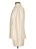 Ann Taylor 100% Silk Color Block Ivory Long Sleeve Silk Top Size 4 - photo 5
