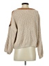 Lulus Chevron-herringbone Tan Pullover Sweater Size S - photo 2