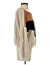 Lulus Chevron-herringbone Tan Pullover Sweater Size S - photo 4