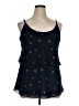 CAbi 100% Polyester Blue Sleeveless Blouse Size XL - photo 1