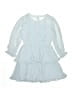 Self-Portrait 100% Polyester Blue Dress Size 6 - photo 1