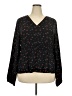 Gap 100% Rayon Black Long Sleeve Blouse Size XXL - photo 1