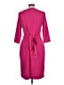 Ann Taylor Solid Pink Cocktail Dress Size 12 Petite - photo 2
