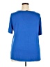 BLOOMCHIC Blue Short Sleeve Top Size 18 - photo 2