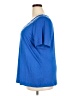 BLOOMCHIC Blue Short Sleeve Top Size 18 - photo 5