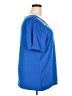 BLOOMCHIC Blue Short Sleeve Top Size 18 - photo 4