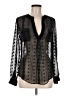 Zoa 100% Silk Black Blouse Size M - photo 1