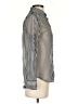 Guess Stripes Silver Long Sleeve Blouse Size XS - photo 4
