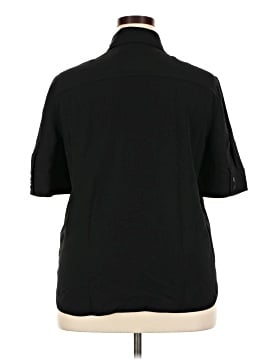 Lafayette 148 New York 3/4 Sleeve Button-Down Shirt (view 2)