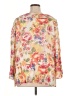 Tianello Floral Orange 3/4 Sleeve Blouse Size 1X - photo 2