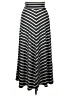 AB Studio Stripes Black Casual Skirt Size XL - photo 2