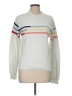 Robert Bruce Stripes White Pullover Sweater Size M - photo 1