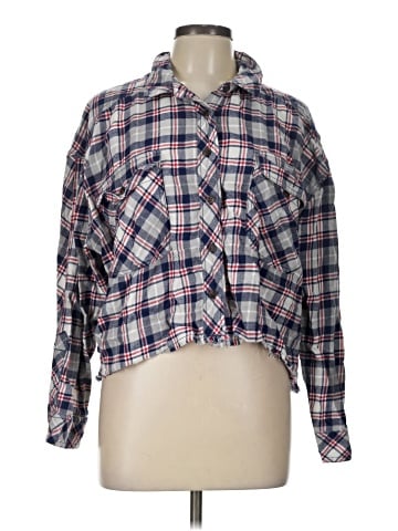 BDG Long Sleeve Button-Down Shirt (view 1)