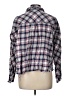 BDG 100% Cotton Plaid Blue Long Sleeve Button-Down Shirt Size L - photo 2