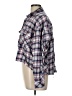 BDG 100% Cotton Plaid Blue Long Sleeve Button-Down Shirt Size L - photo 5