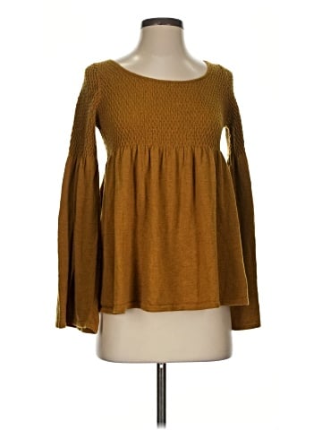 Knitted & Knotted Wool Pullover Sweater (view 1)