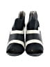 L.A.M.B. Color Block Black Heels Size 7 1/2 - photo 2