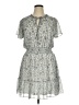 BCBGeneration 100% Polyester Paisley Gray Casual Dress Size 16 - photo 1